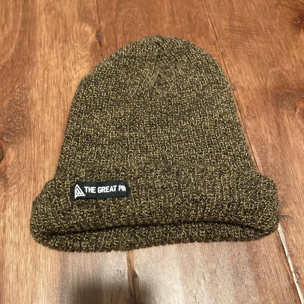 The great pnw clothing company brown beanie one size